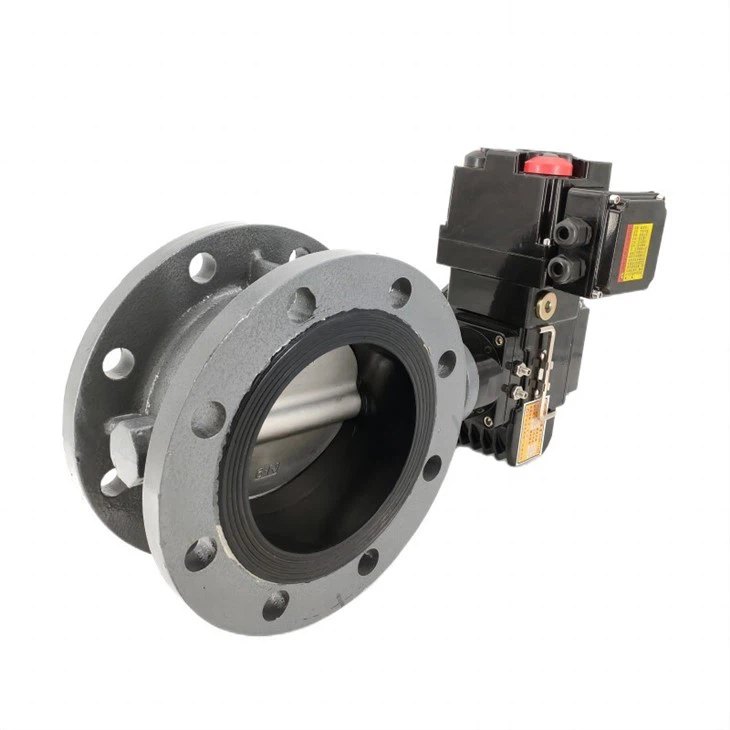 Precision Small Electric Flange Butterfly Valve